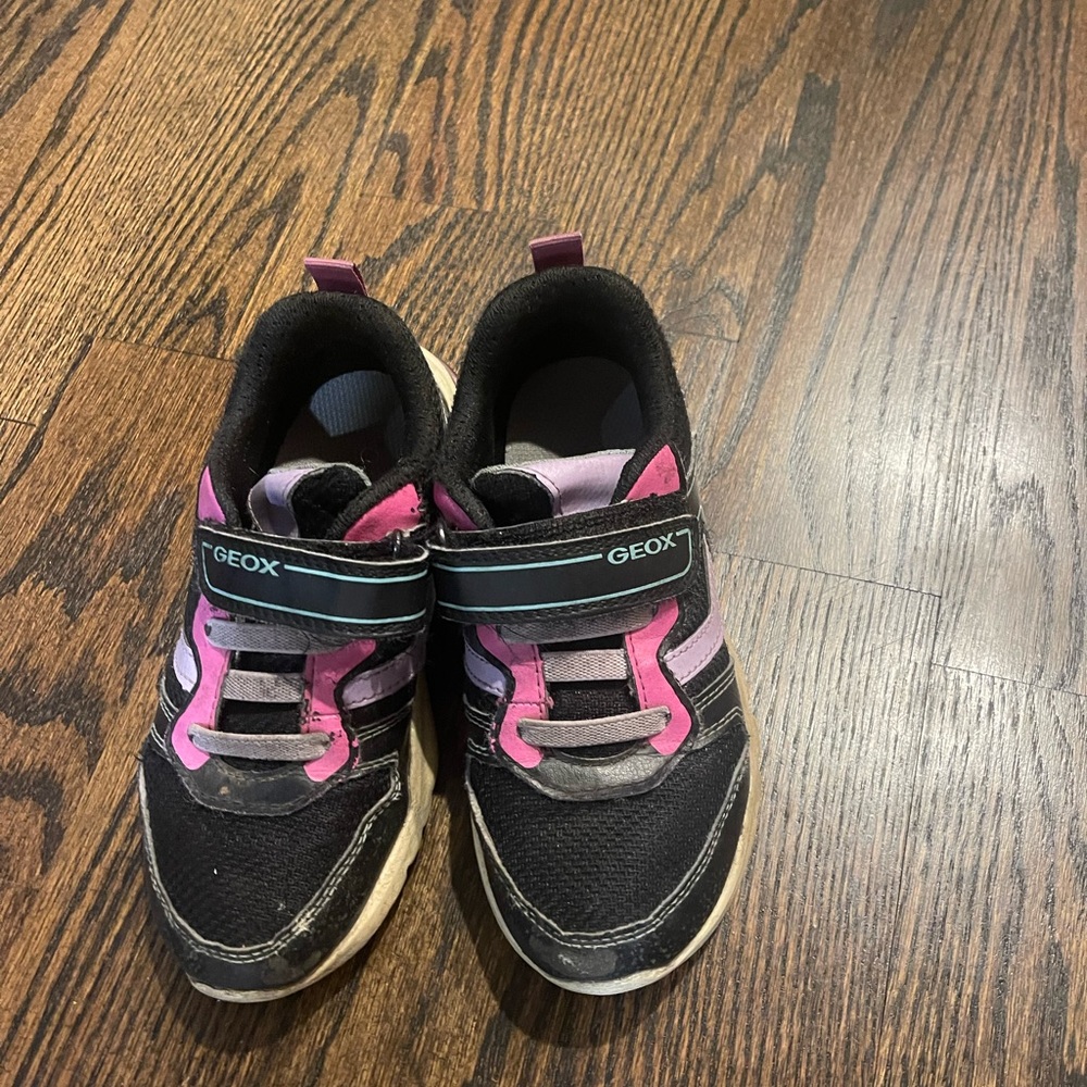 Geox Kids' Sneakers in Black and Pink